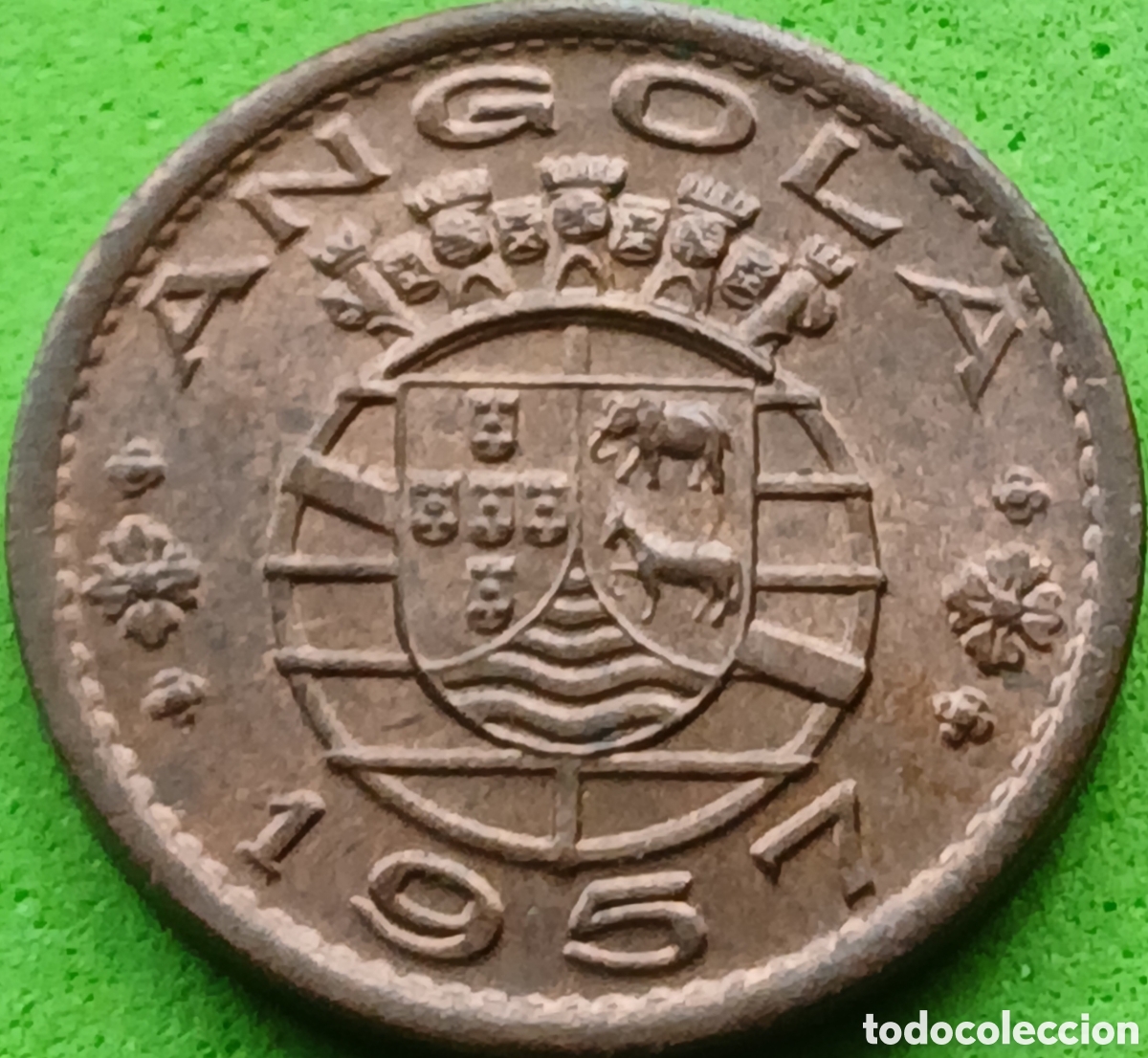Monedas antiguas de &Aacute;frica: Angola 50 centavos 1957 km#75