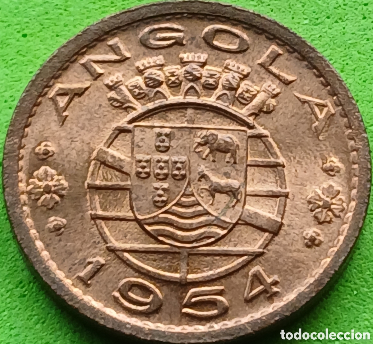 Monedas antiguas de &Aacute;frica: Angola 50 centavos 1954 km#75