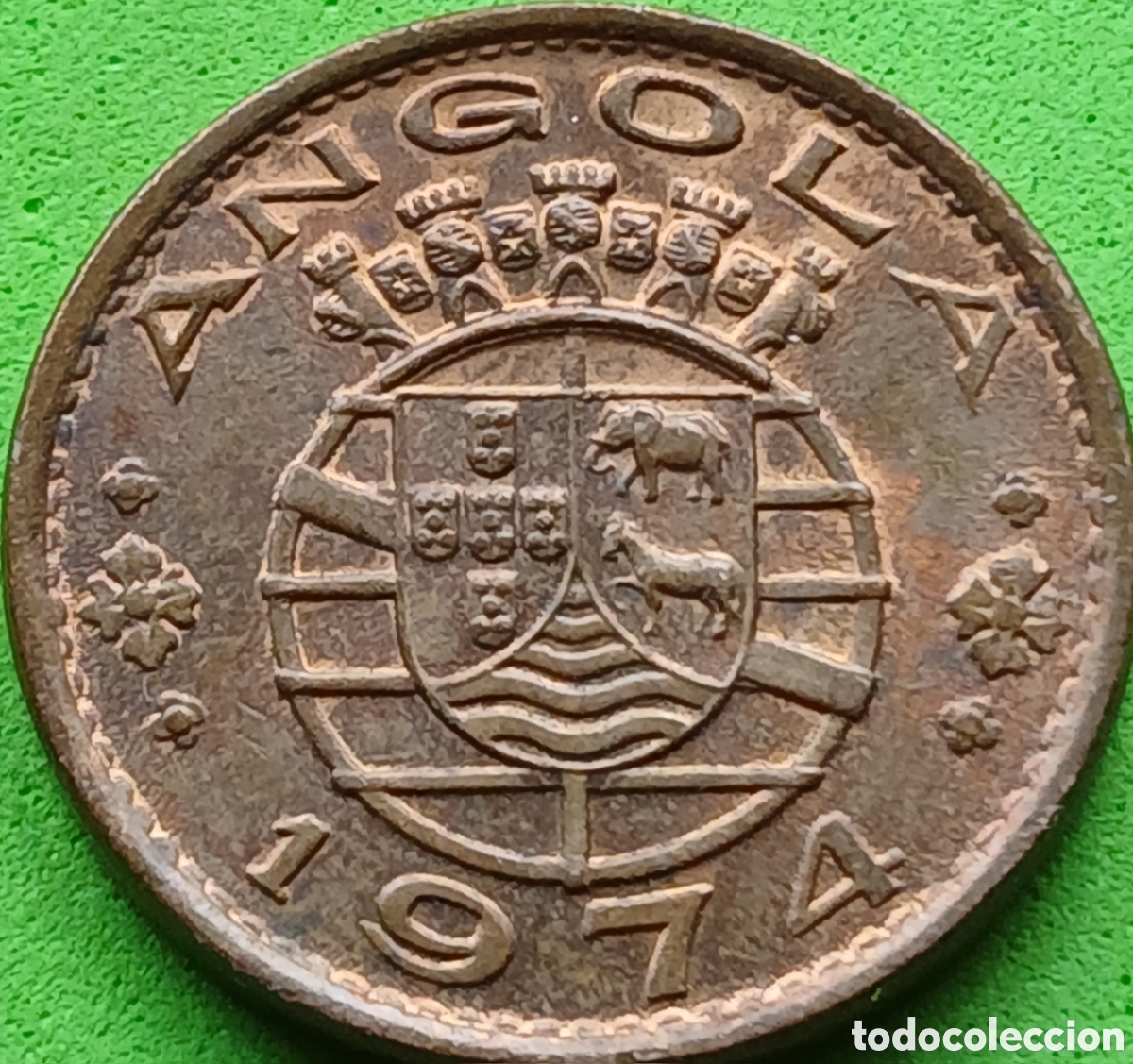 Monedas antiguas de &Aacute;frica: Angola 1 escudo 1974 km#76