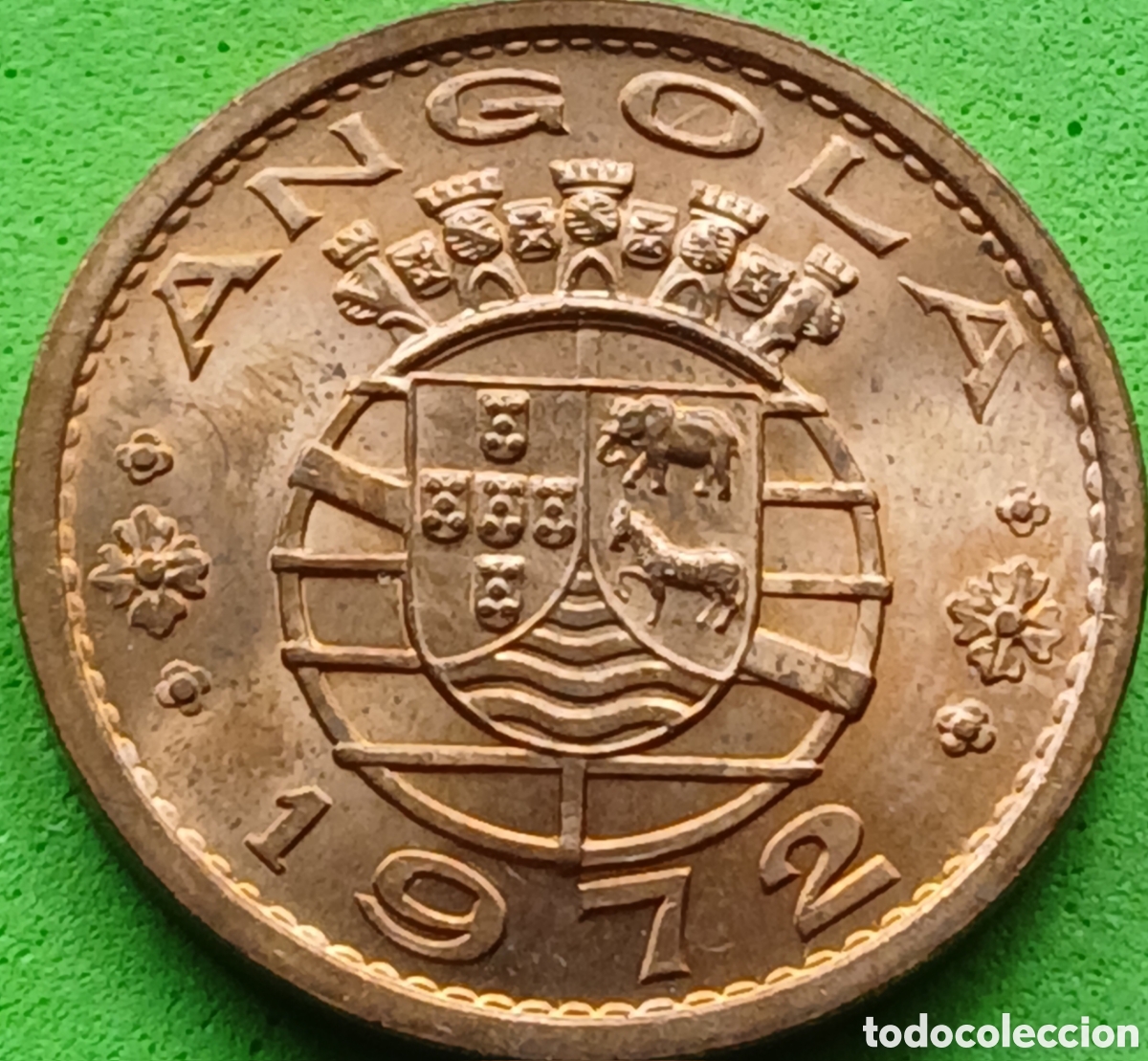 Monedas antiguas de &Aacute;frica: Angola 1 escudo 1972 km#76