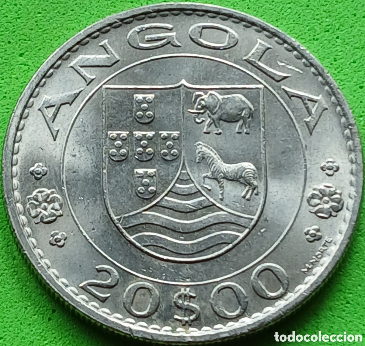 Monedas antiguas de &Aacute;frica: Angola 20 escudos 1972 km#80
