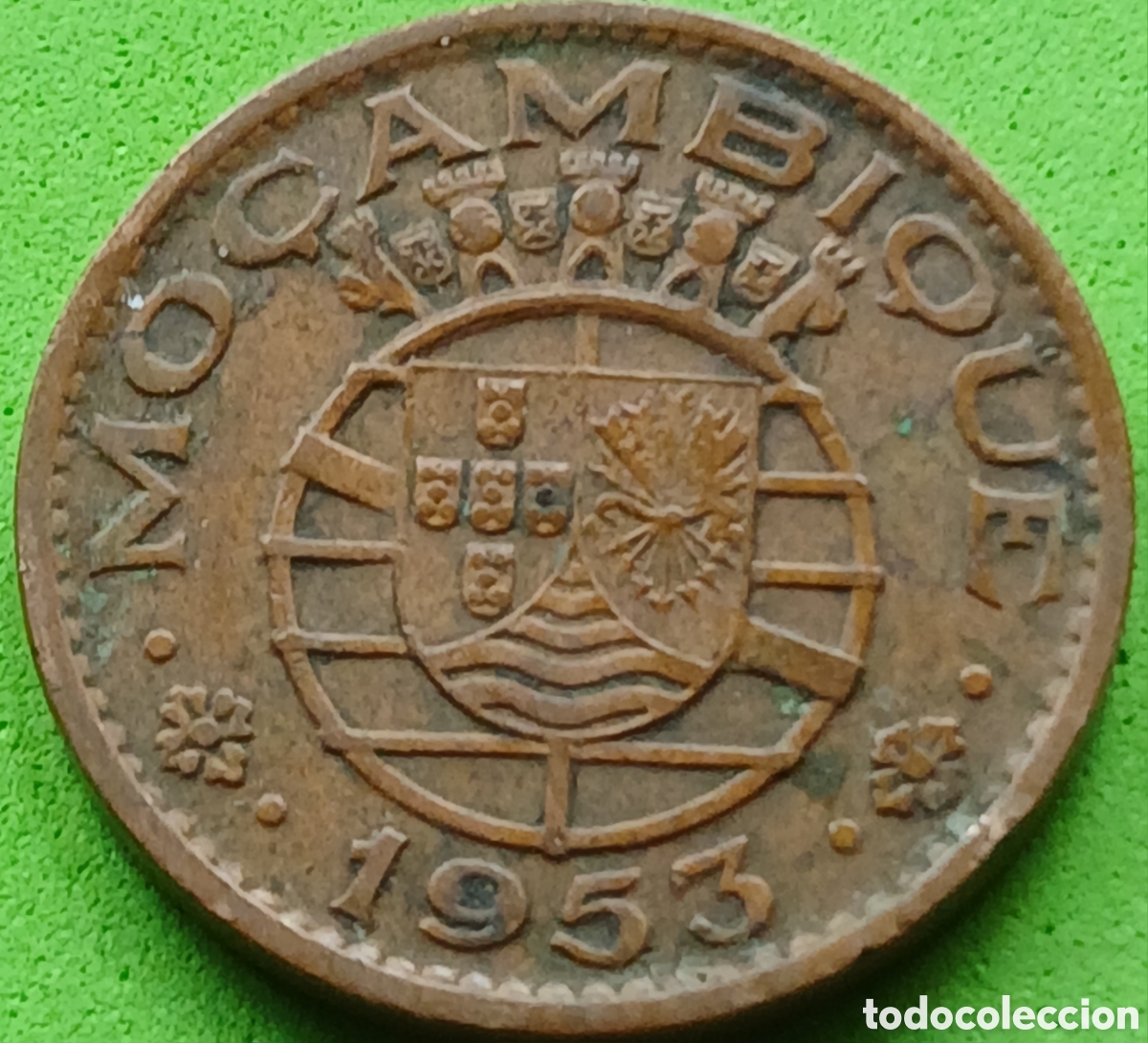 Monedas antiguas de &Aacute;frica: Mozambique 1 escudo 1953 km#82