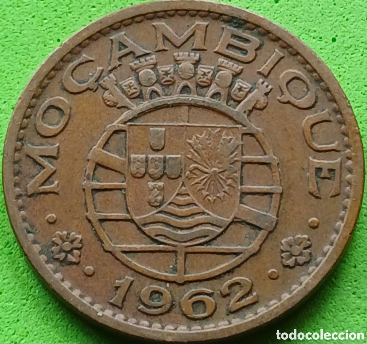Monedas antiguas de &Aacute;frica: Mozambique 1 escudo 1962 km#82