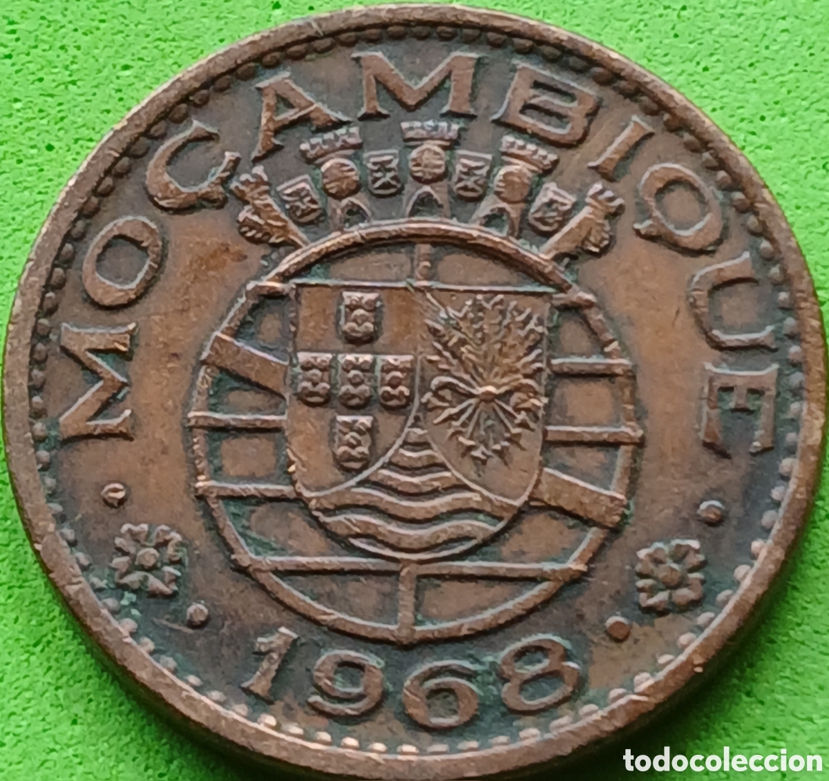 Monedas antiguas de &Aacute;frica: Mozambique 1 escudo 1968 km#82