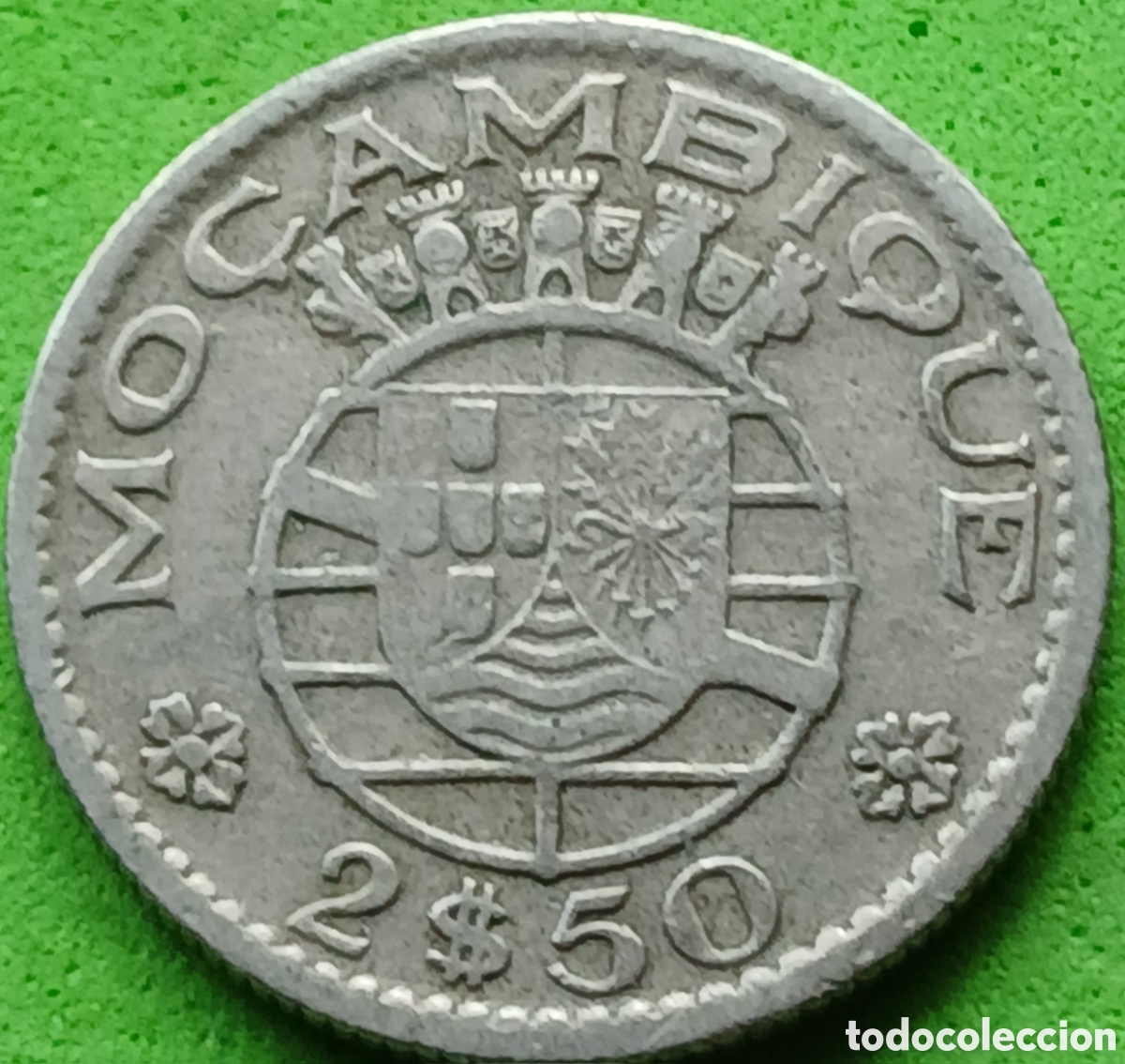 Monedas antiguas de &Aacute;frica: Mozambique 2.5 escudos 1955 km#78