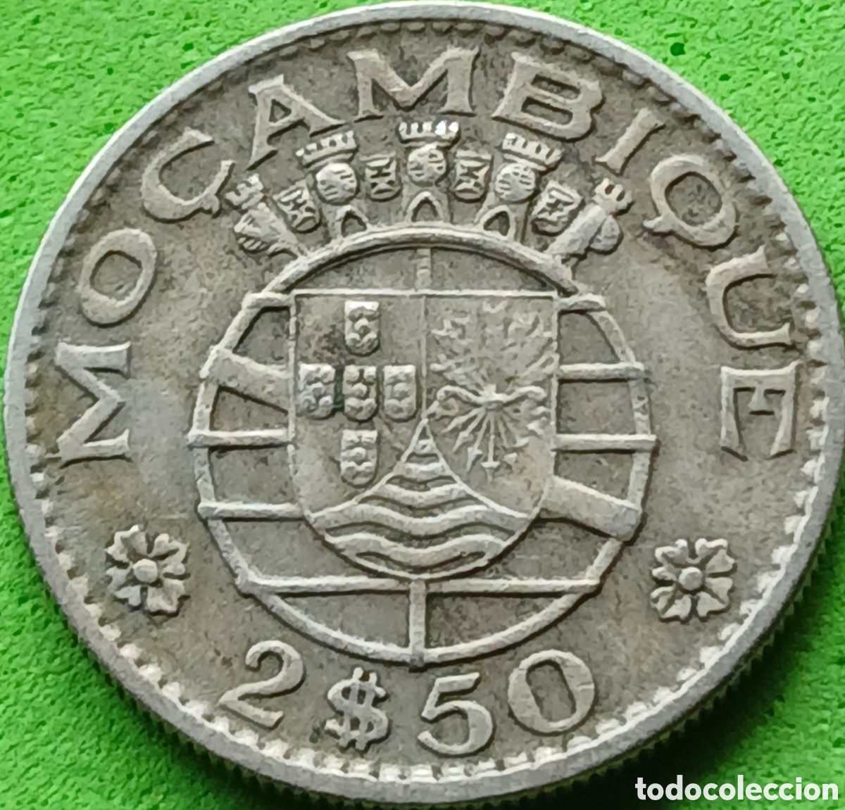 Monedas antiguas de &Aacute;frica: Mozambique 2.5 escudos 1965 km#78