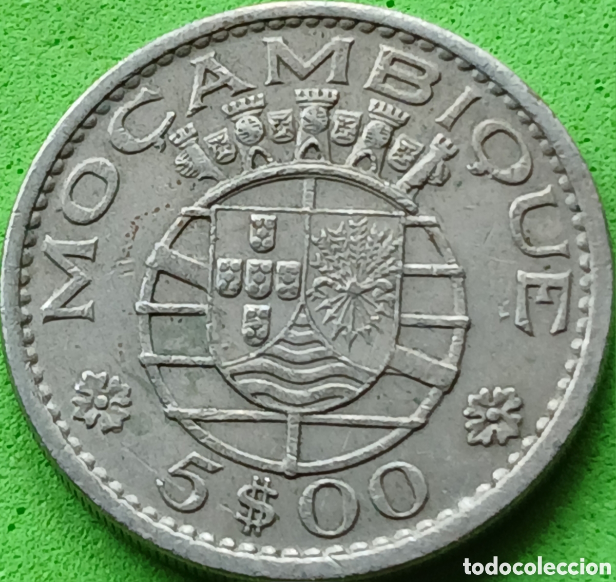 Monedas antiguas de &Aacute;frica: Mozambique 5 escudos 1971 km#86