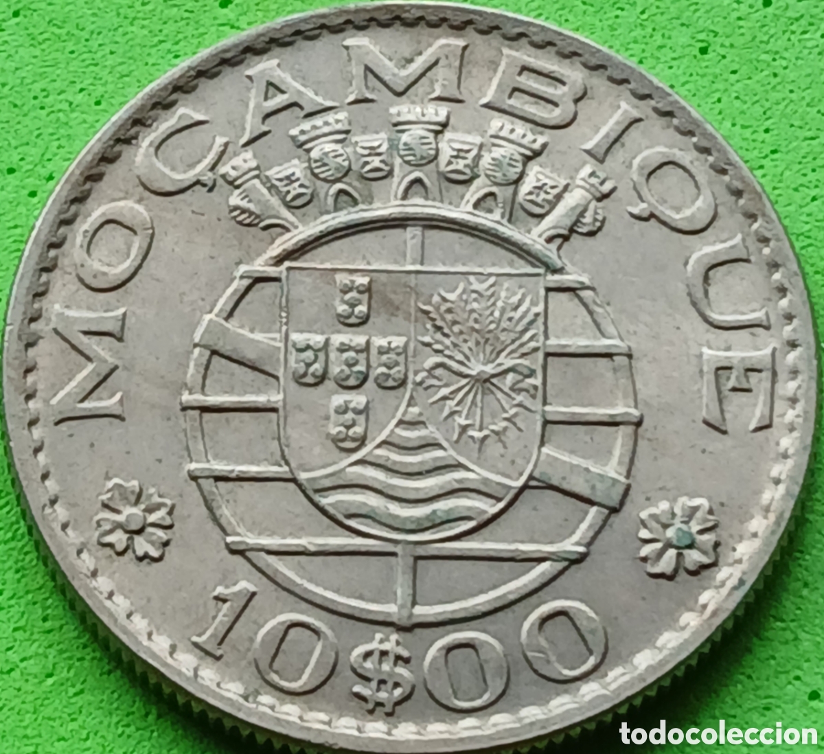 Monedas antiguas de &Aacute;frica: Mozambique 10 escudos 1968 km#79b