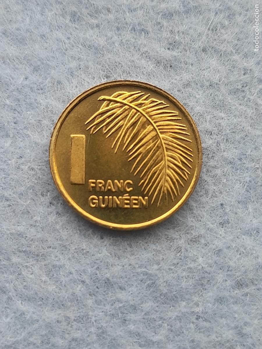 Monnaies anciennes d'Afrique: Guinea Francesa. 1 Franco. A&ntilde;o 1985. Sin circular.