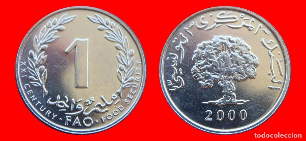 Monedas antiguas de &Aacute;frica: 1 MILLIN 2000 FAO SIN CIRCULAR TUNEZ-9739SC