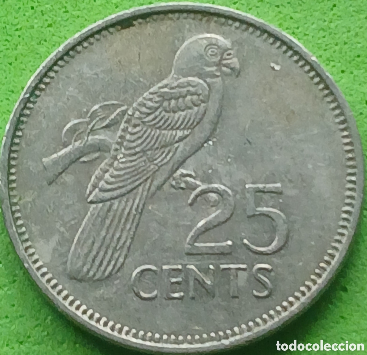 Monedas antiguas de &Aacute;frica: Seychelles 25 cents 1989 km#49