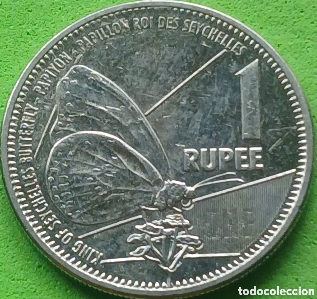 Monedas antiguas de &Aacute;frica: Seychelles 1 rupia 2024 UC#8 RARA (R) !!