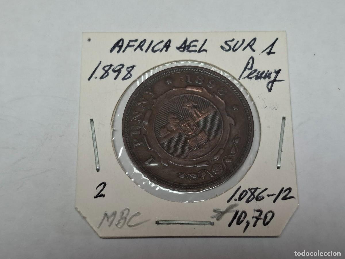 Monedas antiguas de &Aacute;frica: 1 PENNY de 1898 KM 2 AFRICA DEL SUR en MBC