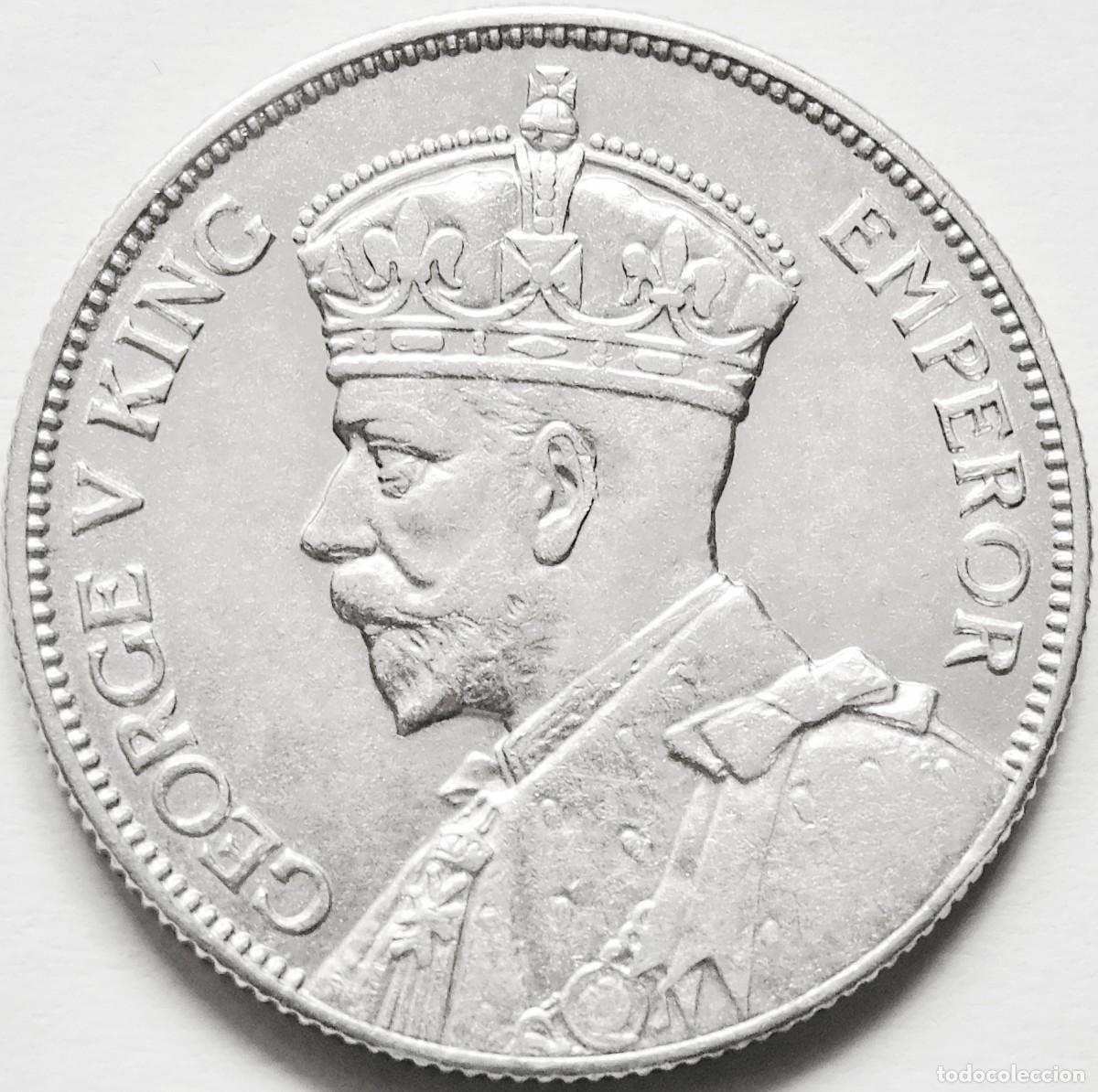 Alte M&uuml;nzen aus Afrika: RHODESIA DEL SUR 2 CHELINES 1936 PLATA EXCELENTE. ESCASA