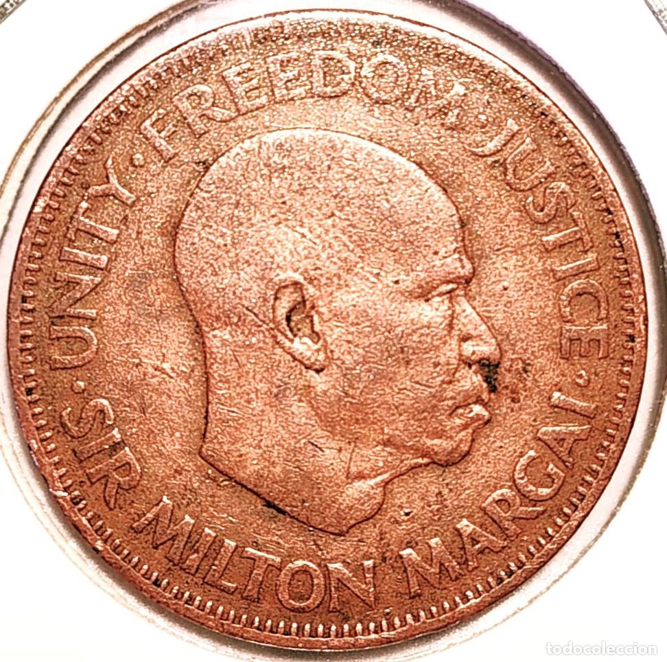 Monedas antiguas de &Aacute;frica: SIERRA LEONA (1964-2022) - 1 CENTAVO 1964 - A - 5,70 GR. BRONCE - DIAMETRO 25,45 mm - KM#17 - MB