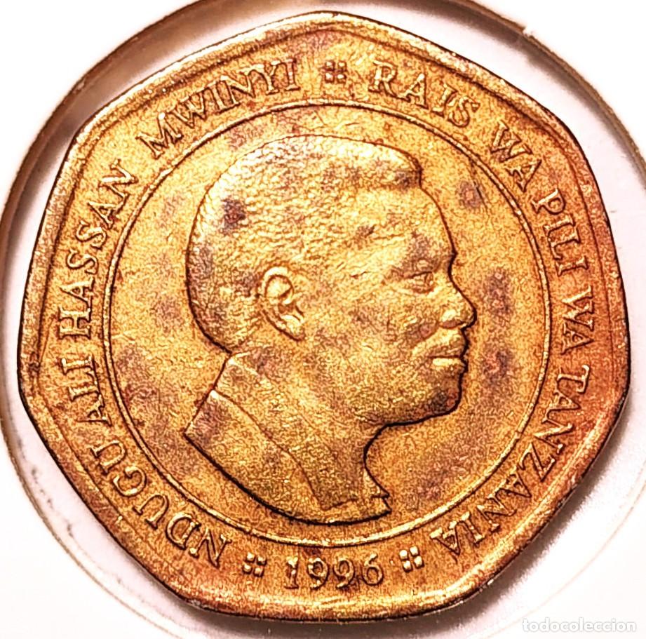 Alte M&uuml;nzen aus Afrika: TANZANIA (1966-) - 50 SHILINGI HAMSINI 1996 - A - 7,91 GR. ACERO BA&Ntilde;ADO EN LAT&Ograve;N - DIAMETRO 22 mm