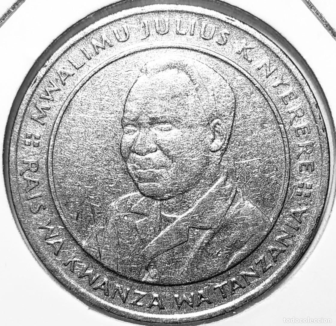 Monedas antiguas de &Aacute;frica: TANZANIA (1966-) - 10 SHILINGI KUMI 1993 - A - 10 GR. ACERO NIQUELADO - DIAMETRO 29 mm - KM#20a - MB