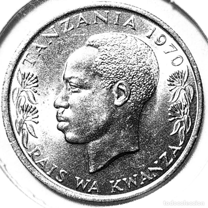 Monedas antiguas de &Aacute;frica: TANZANIA (1966-) - 50 SENTI HAMSINI 1970 - CONEJO - A - 4 GR. CUPRONIQUEL - DIAMETRO 21 mm - KM#3