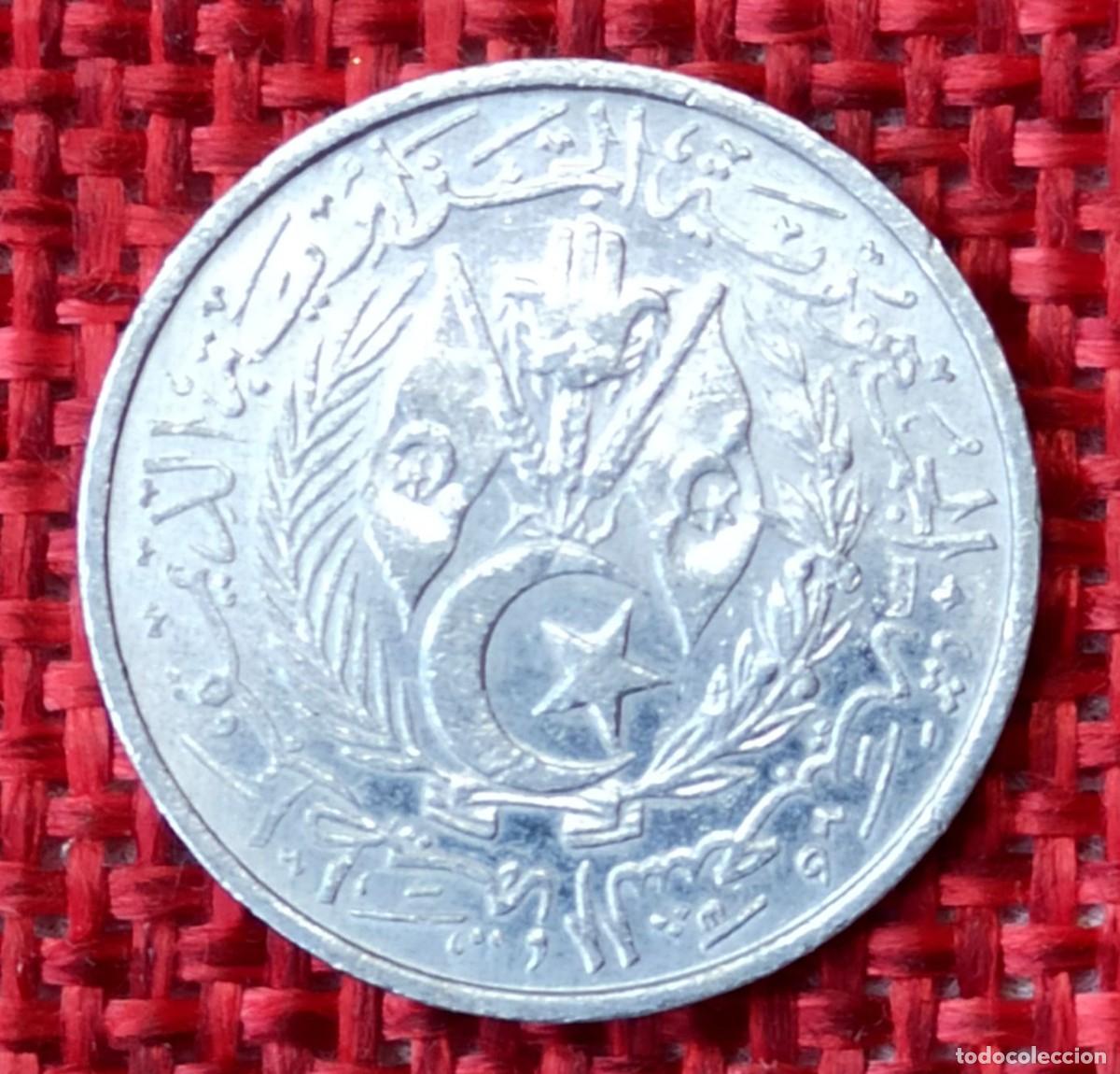 Monedas antiguas de &Aacute;frica: Argelia - A&ntilde;o 1964 - 2 centimos - Krause KM# 95
