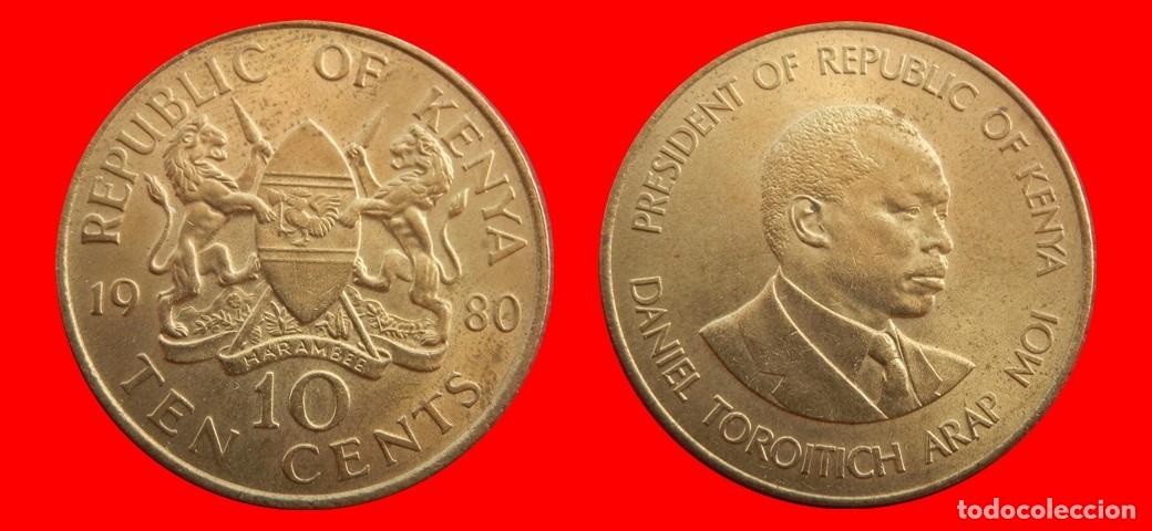 Monedas antiguas de &Aacute;frica: 10 CENTAVOS 1980 KENIA KENYA-155297