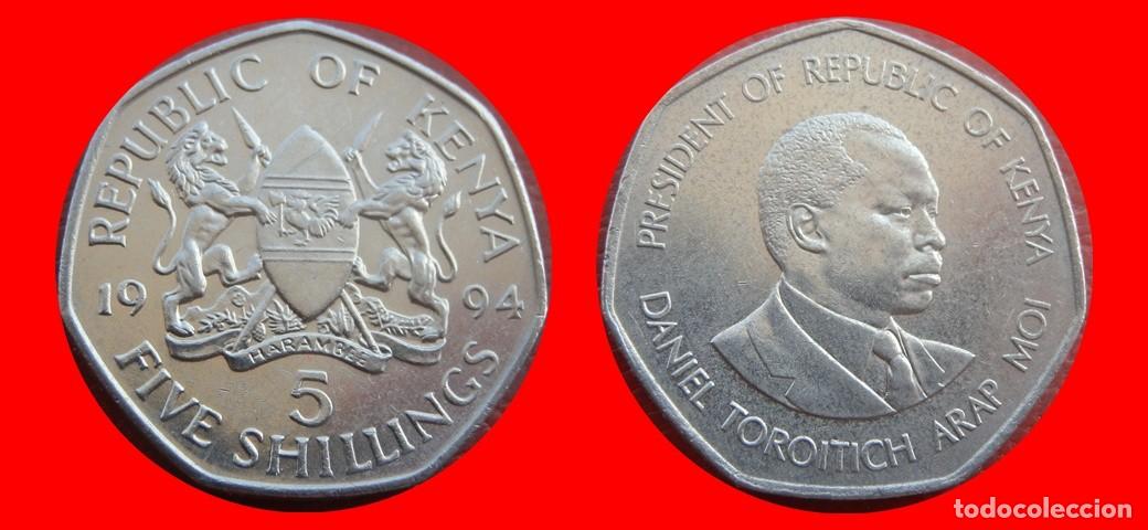 Monedas antiguas de &Aacute;frica: 5 SHILLINGS CHELINES 1994 KENIA KENYA-155299