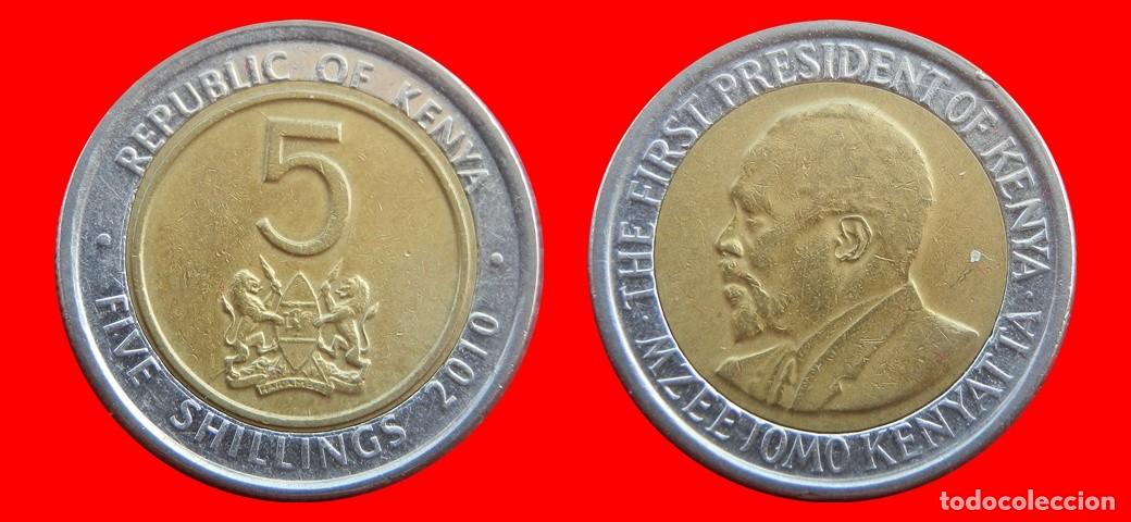 Monedas antiguas de &Aacute;frica: 5 SHILLINGS CHELINES 2010 KENIA KENYA-155301