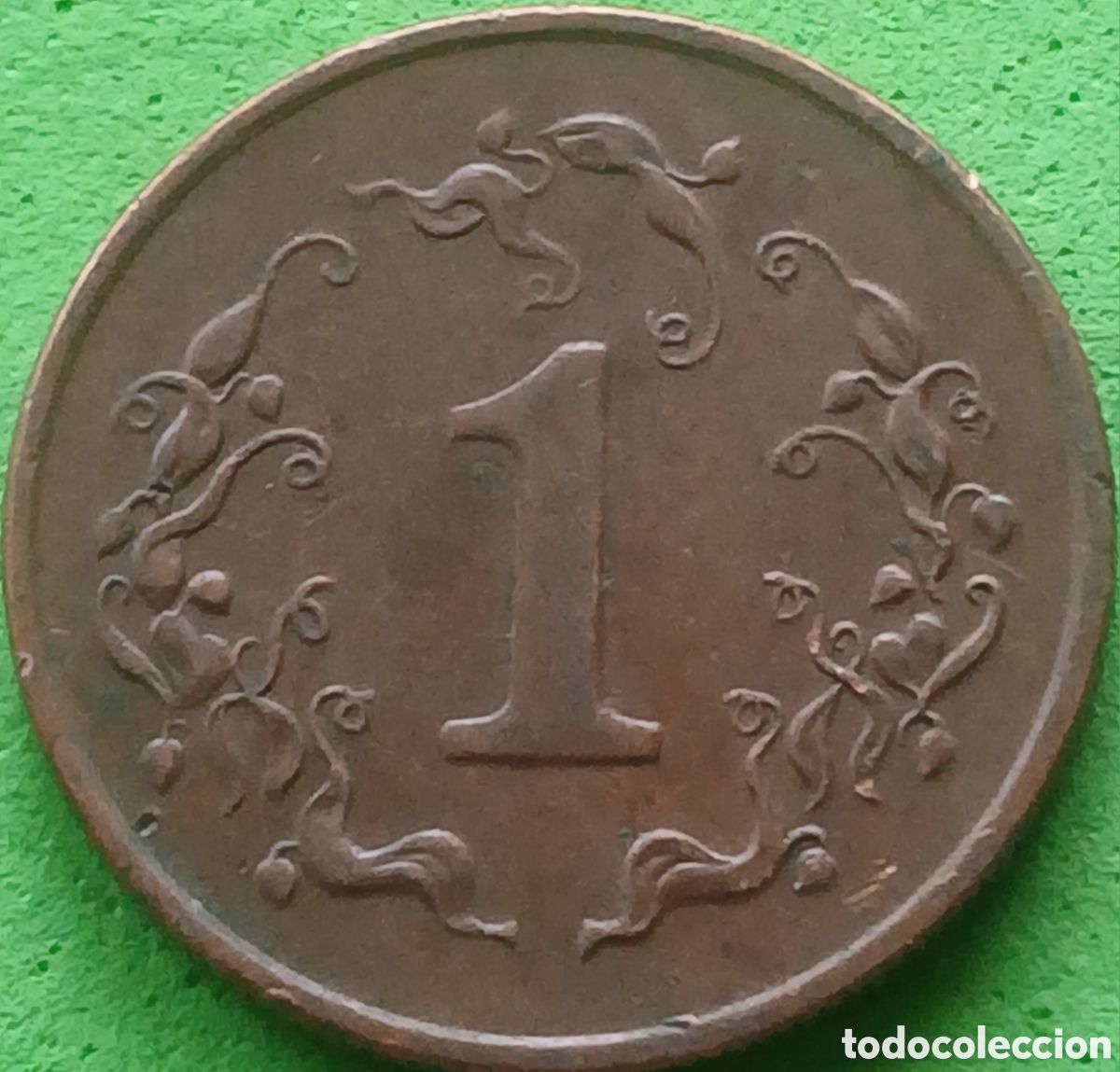 Monedas antiguas de &Aacute;frica: Zimbabwe 1 cent 1991 km#1a
