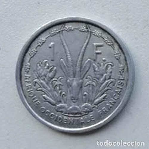 Monedas antiguas de &Aacute;frica: 1948 Africa Occidental Francesa 1 Franco