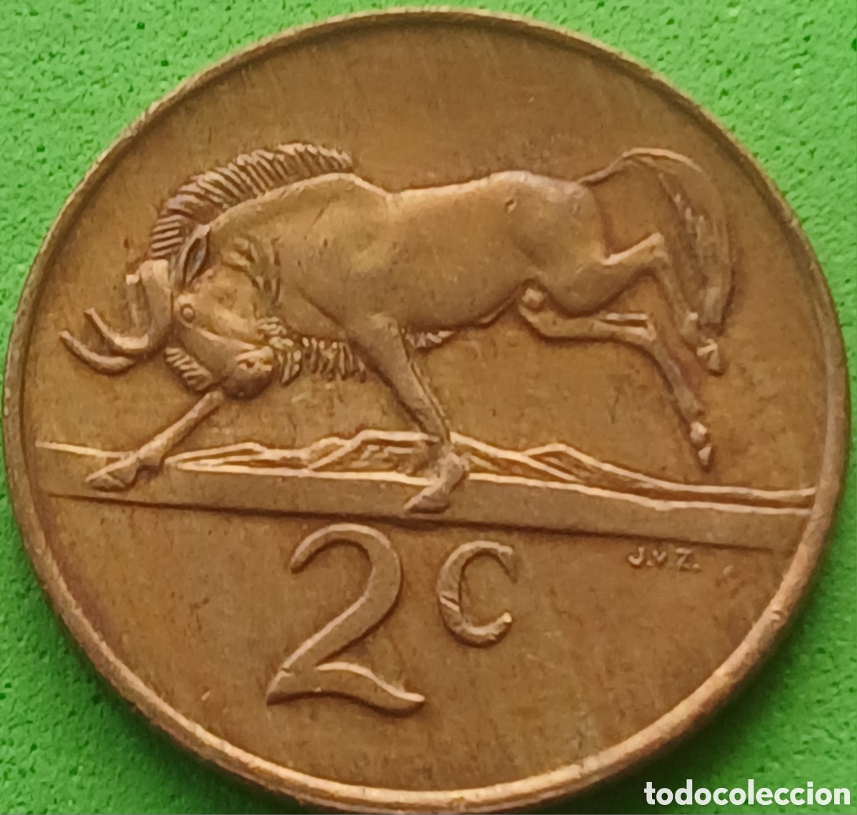Monedas antiguas de &Aacute;frica: South &Aacute;frica 2 cents 1990 km#83
