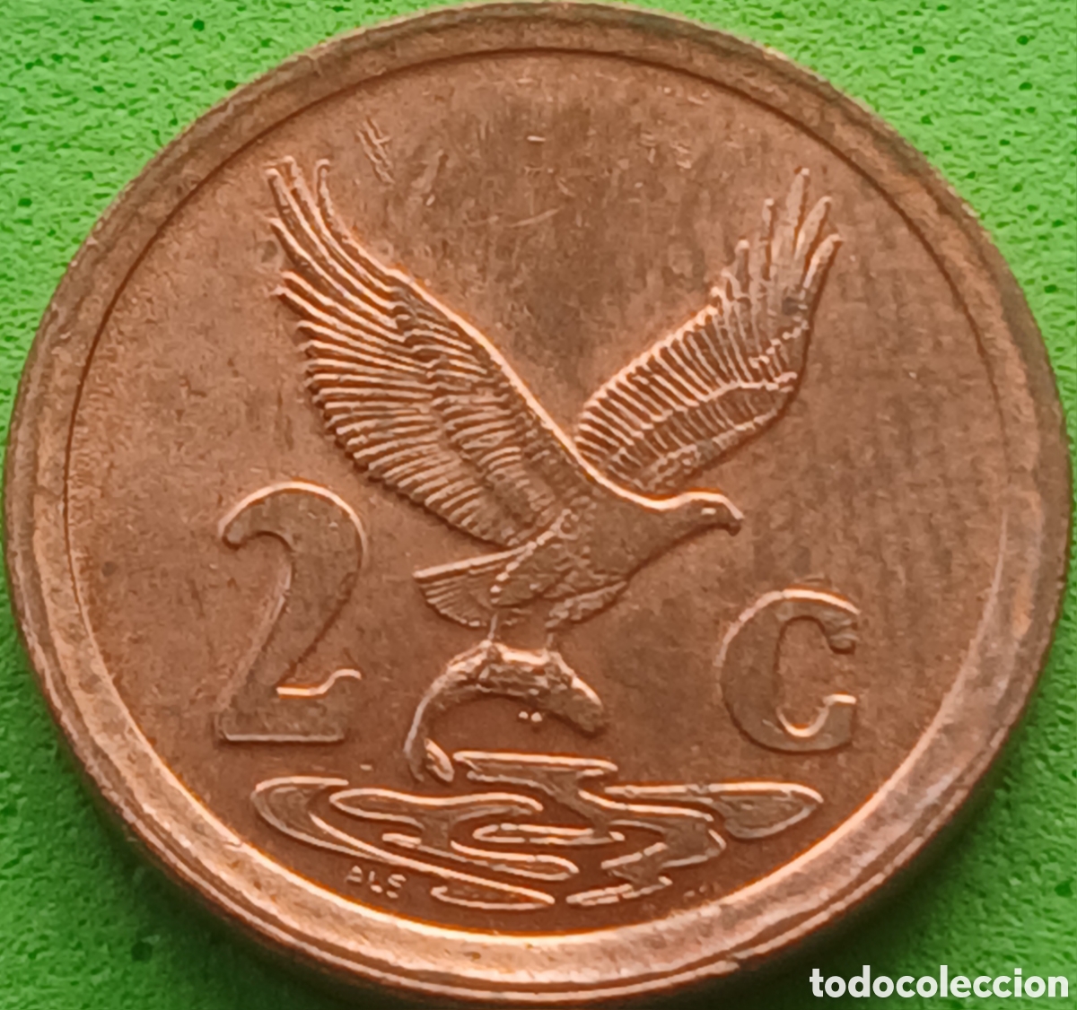 Monedas antiguas de &Aacute;frica: Afurika Tshipembe 2 cents 1997 km#159