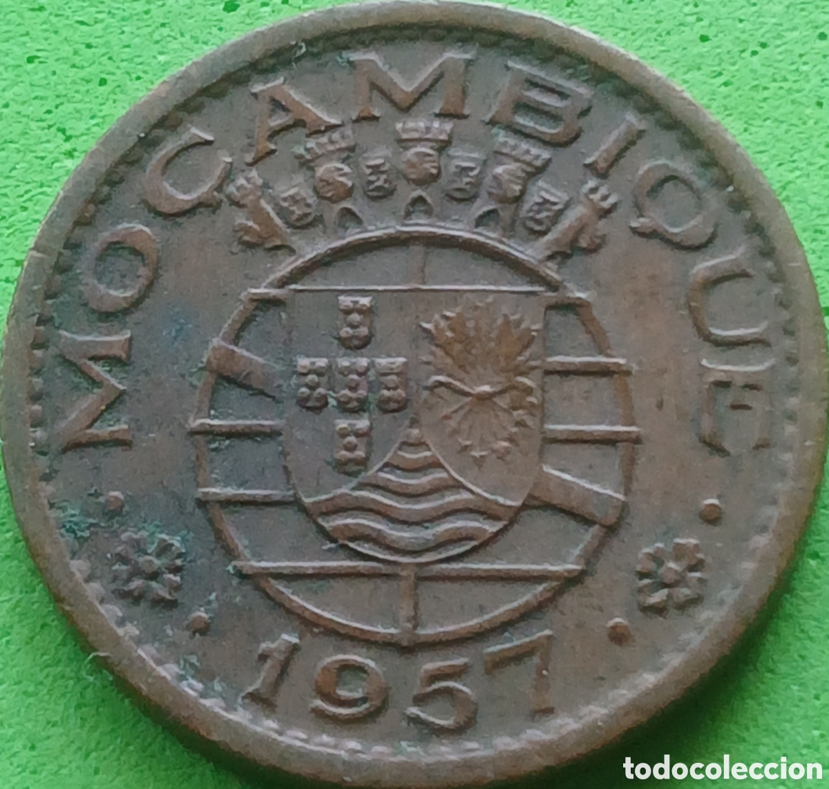 Monedas antiguas de &Aacute;frica: Mozambique 50 centavos 1957 km#81