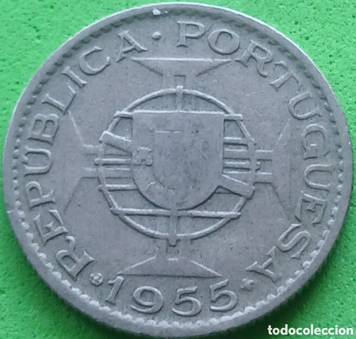 Monedas antiguas de &Aacute;frica: Mozambique 2.5 escudos 1955 km#78