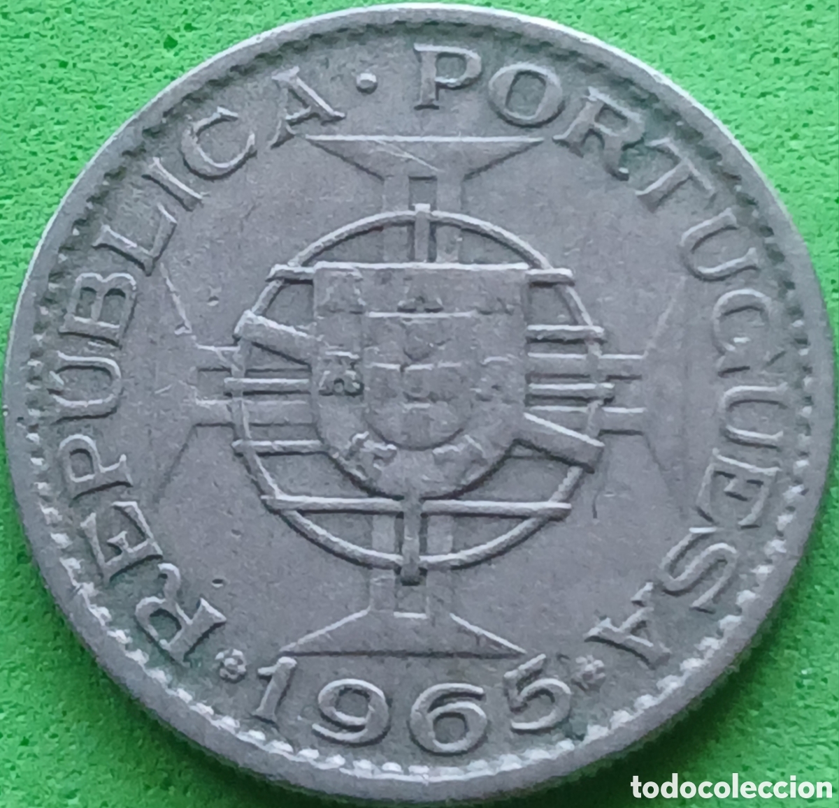 Monedas antiguas de &Aacute;frica: Mozambique 2.5 escudos 1965 km#78