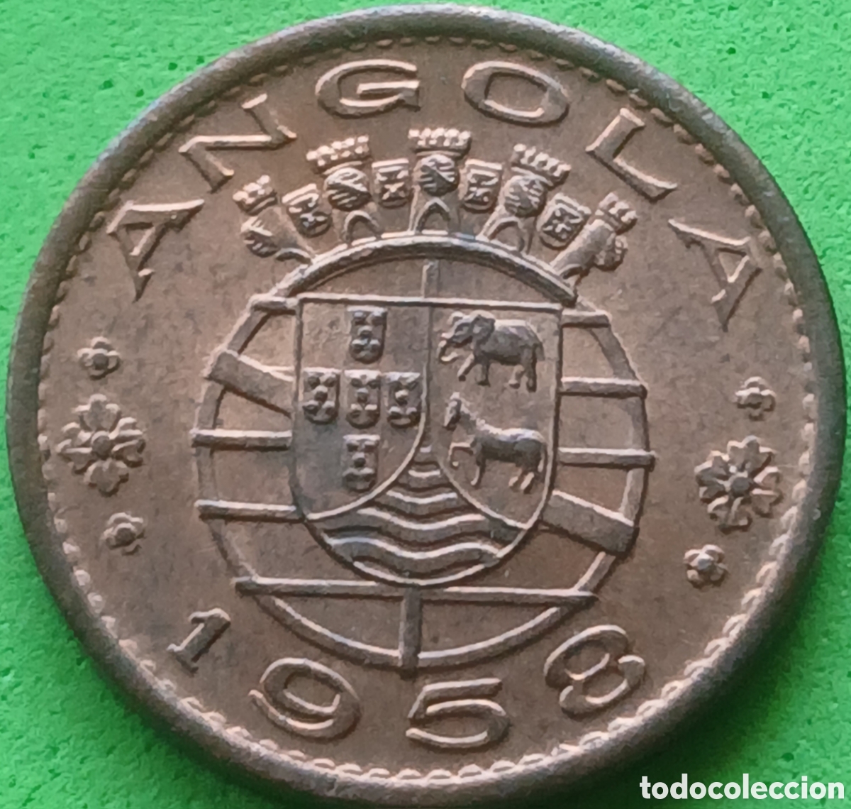Monedas antiguas de &Aacute;frica: Angola 50 centavos 1958 km#75