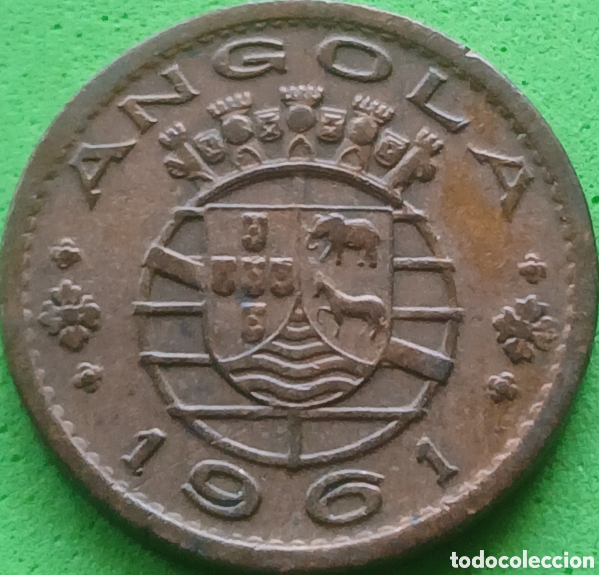 Monedas antiguas de &Aacute;frica: Angola 50 centavos 1961 km#75