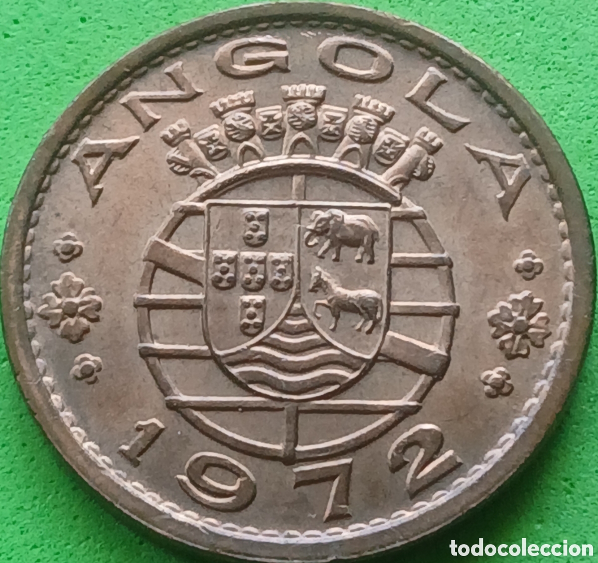 Monedas antiguas de &Aacute;frica: Angola 1 escudo 1972 km#76
