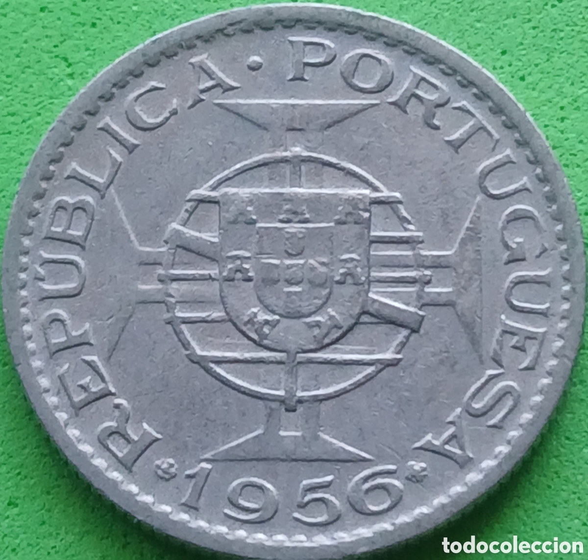 Monedas antiguas de &Aacute;frica: Angola 2.5 escudos 1956 km#77