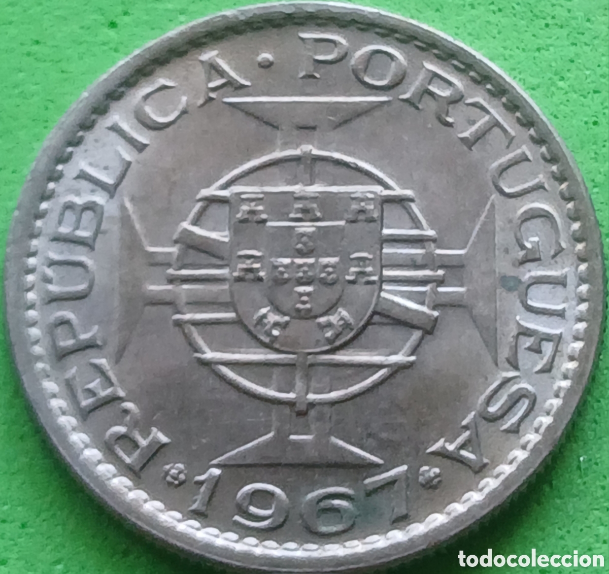 Monedas antiguas de &Aacute;frica: Angola 2.5 escudos 1967 km#77