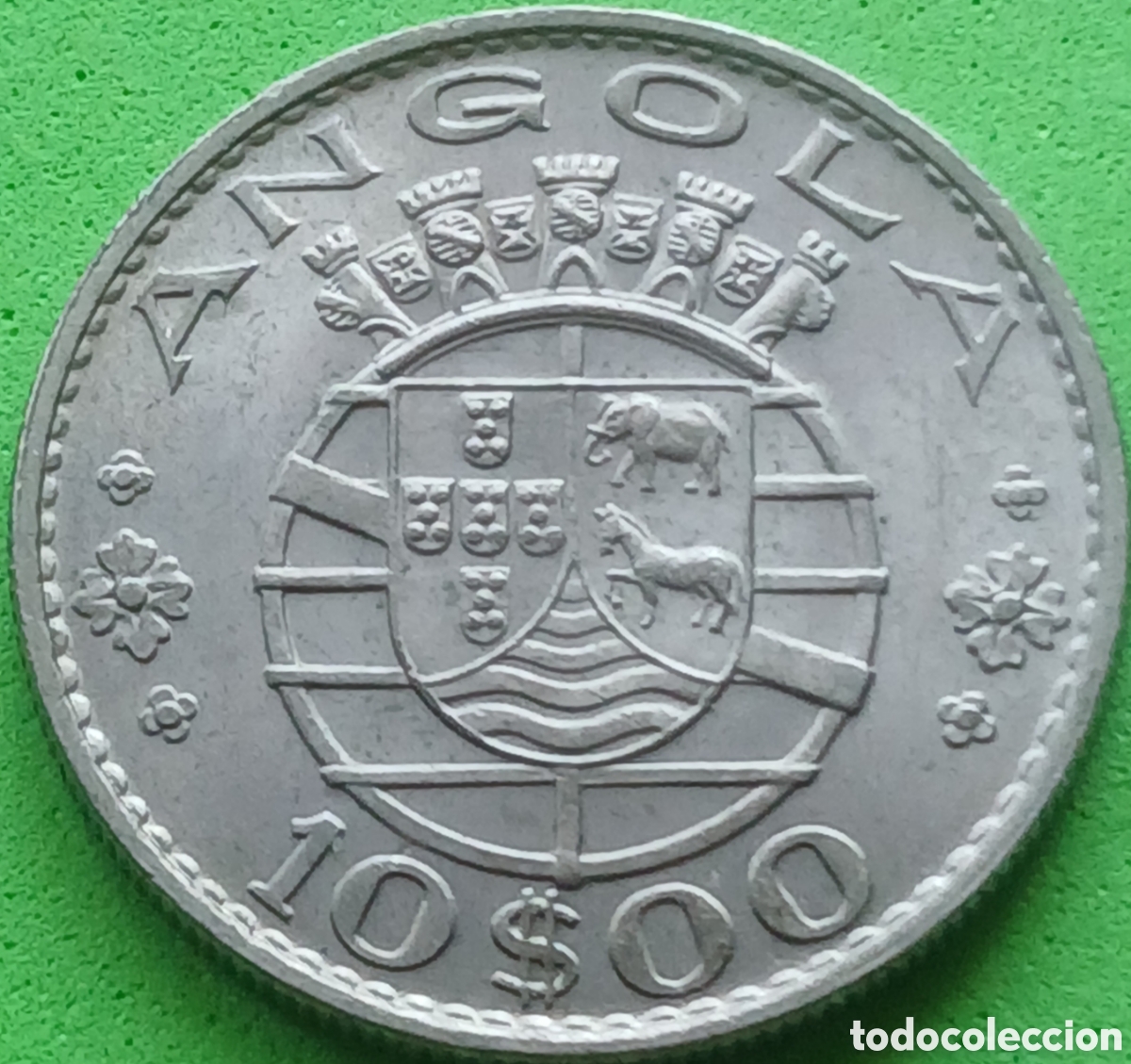 Monedas antiguas de &Aacute;frica: Angola 10 escudos 1970 km#79
