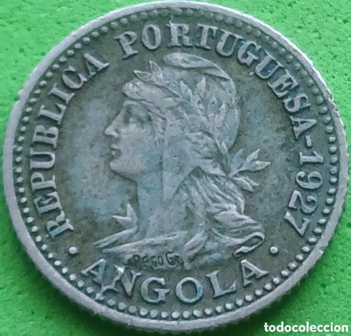Monedas antiguas de &Aacute;frica: Angola 5 centavos 1927 km#66