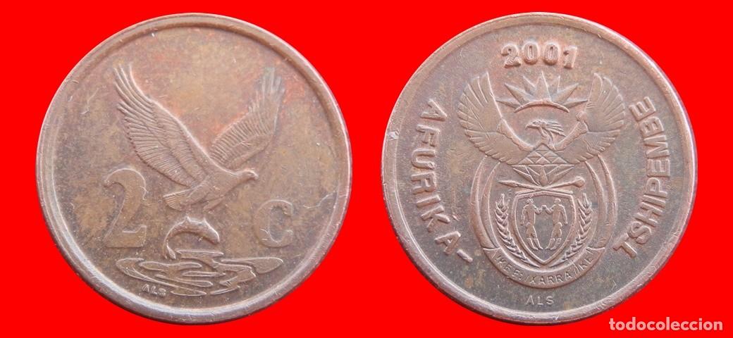 Monedas antiguas de &Aacute;frica: 2 CENTAVOS 2001 SUDAFRICA-155326