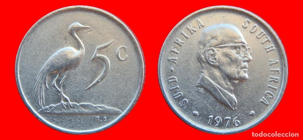 Monedas antiguas de &Aacute;frica: 5 CENTAVOS 1976 SUDAFRICA-155328