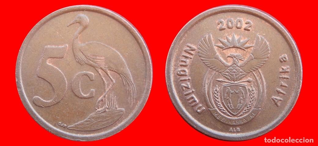 Monedas antiguas de &Aacute;frica: 5 CENTAVOS 2002 SUDAFRICA-155330