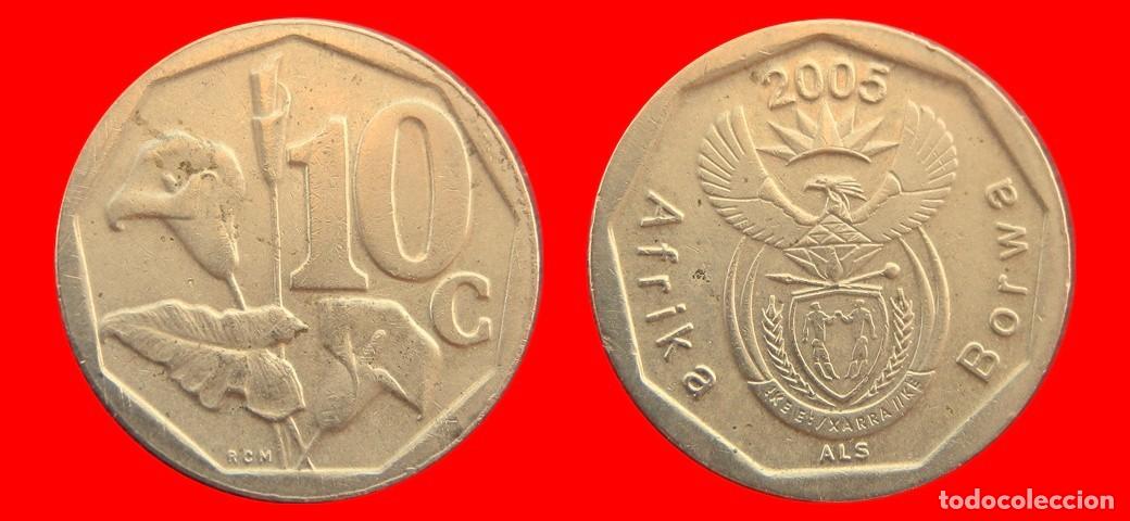 Monedas antiguas de &Aacute;frica: 10 CENTAVOS 2005 SUDAFRICA-155333