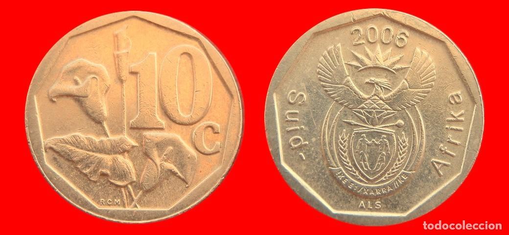 Monedas antiguas de &Aacute;frica: 10 CENTAVOS 2006 SUDAFRICA-155334