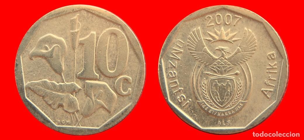 Monedas antiguas de &Aacute;frica: 10 CENTAVOS 2007 SUDAFRICA-155335