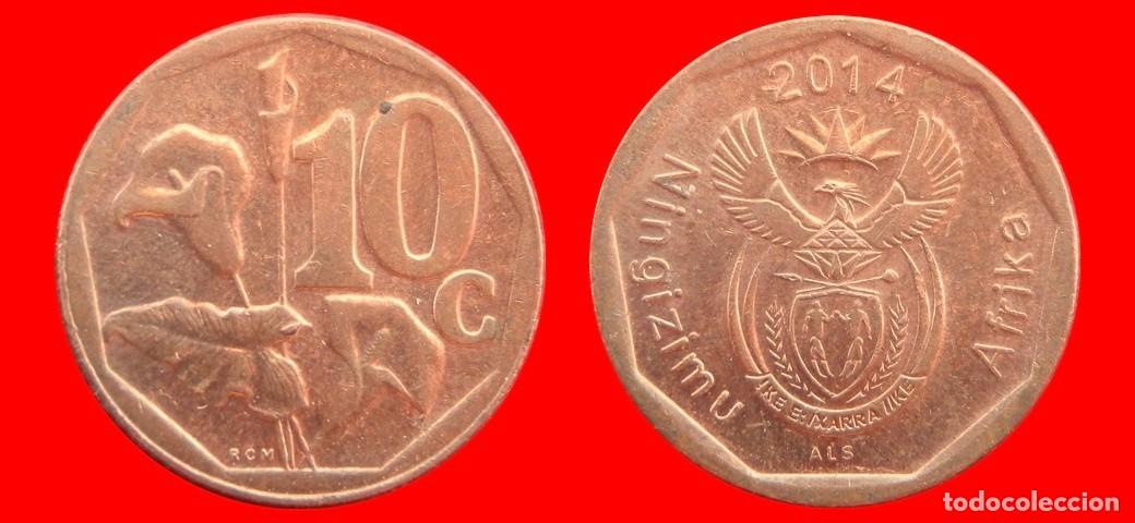 Monedas antiguas de &Aacute;frica: 10 CENTAVOS 2014 SUDAFRICA-155338