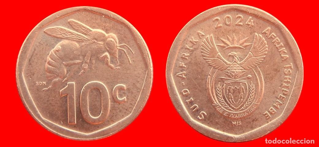 Monedas antiguas de &Aacute;frica: 10 CENTAVOS 2024 SUDAFRICA-155346