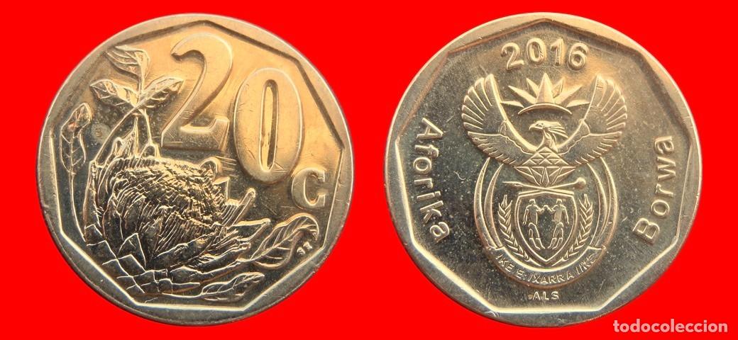 Monedas antiguas de &Aacute;frica: 20 CENTAVOS 2016 SUDAFRICA-155354
