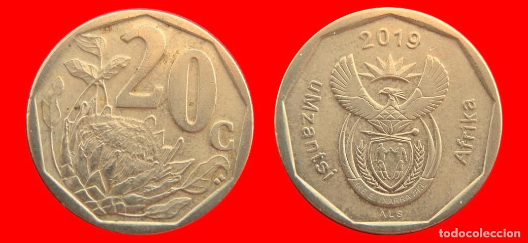 Monedas antiguas de &Aacute;frica: 20 CENTAVOS 2019 SUDAFRICA-155357